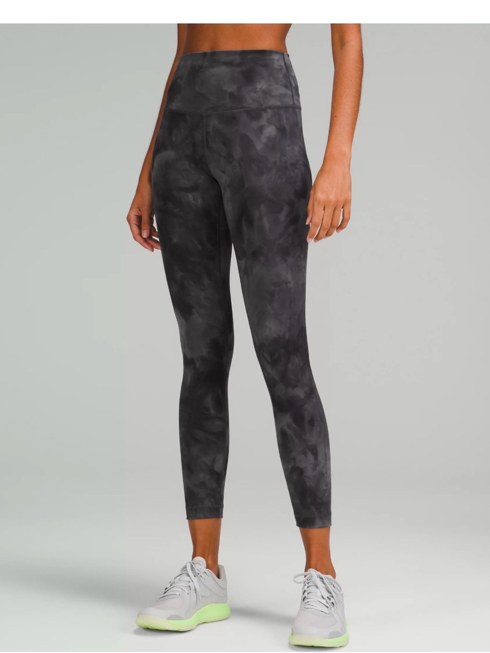 Lululemon Align high  High-Waist Tie-Dye Black Performance Leggings